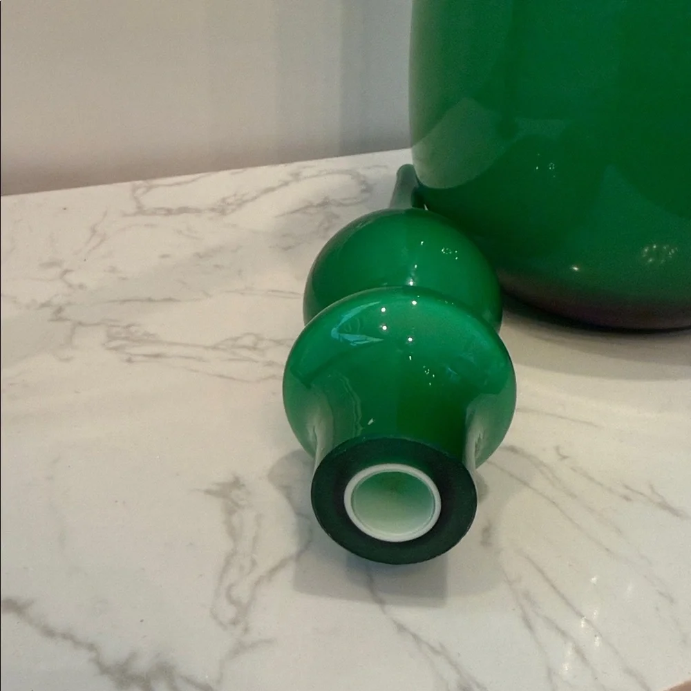 JONATHAN ADLER $248 Green Glass Pop Decanter - Picture 8 of 11